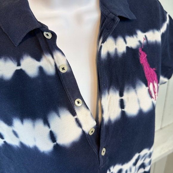 Ralph Lauren Sport Blue Label Logo Dress Color Tie Die Women’s Size M Golf - Picture 6 of 12